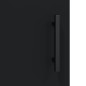 Highboard Schwarz 69,5x34x180 cm Holzwerkstoff Highboard Schwarz 69,5x34x180 cm Holzwerkstoff