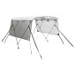 vidaXL 3-Bow Bimini-Top mit Mesh-Seitenteilen 183x(137-152)x137 cm vidaXL 3-Bow Bimini-Top mit Mesh-Seitenteilen 183x(137-152)x137 cm
