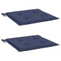 vidaXL Palettenkissen 2 Stk. Marineblau 50x50x3 cm Oxford-Gewebe vidaXL Palettenkissen 2 Stk. Marineblau 50x50x3 cm Oxford-Gewebe