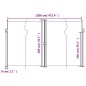 vidaXL Seitenmarkise Ausziehbar Terrakottarot 200x1200 cm vidaXL Seitenmarkise Ausziehbar Terrakottarot 200x1200 cm