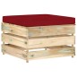 7-tlg. Garten-Lounge-Set mit Kissen Grün Imprägniertes Holz 7-tlg. Garten-Lounge-Set mit Kissen Grün Imprägniertes Holz