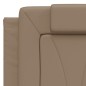 vidaXL Bett mit Matratze Cappuccino-Braun 140x190 cm Kunstleder vidaXL Bett mit Matratze Cappuccino-Braun 140x190 cm Kunstleder