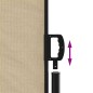 vidaXL Seitenmarkise Ausziehbar Beige 140x1000 cm vidaXL Seitenmarkise Ausziehbar Beige 140x1000 cm