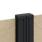 vidaXL Seitenmarkise Ausziehbar Beige 140x1000 cm vidaXL Seitenmarkise Ausziehbar Beige 140x1000 cm