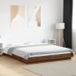 vidaXL Bettgestell Braun Eichen-Optik 160x200 cm Holzwerkstoff vidaXL Bettgestell Braun Eichen-Optik 160x200 cm Holzwerkstoff