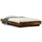 vidaXL Bettgestell Räuchereiche 100x200 cm Holzwerkstoff vidaXL Bettgestell Räuchereiche 100x200 cm Holzwerkstoff