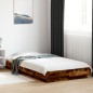 vidaXL Bettgestell Räuchereiche 100x200 cm Holzwerkstoff vidaXL Bettgestell Räuchereiche 100x200 cm Holzwerkstoff