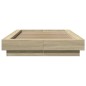 vidaXL Bettgestell Sonoma-Eiche 100x200 cm Holzwerkstoff vidaXL Bettgestell Sonoma-Eiche 100x200 cm Holzwerkstoff