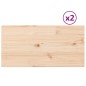 vidaXL Tischplatten 2 Stk. 80x40x2,5 cm Rechteckig Massivholz Kiefer vidaXL Tischplatten 2 Stk. 80x40x2,5 cm Rechteckig Massivholz Kiefer