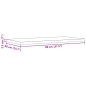 vidaXL Tischplatten 2 Stk. 80x40x2,5 cm Rechteckig Massivholz Kiefer vidaXL Tischplatten 2 Stk. 80x40x2,5 cm Rechteckig Massivholz Kiefer