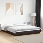 vidaXL Bettgestell Schwarz 150x200 cm Holzwerkstoff vidaXL Bettgestell Schwarz 150x200 cm Holzwerkstoff
