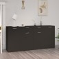 Sideboard Schwarz 160x36x75 cm Holzwerkstoff Sideboard Schwarz 160x36x75 cm Holzwerkstoff