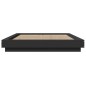 vidaXL Bettgestell Schwarz 120x200 cm Holzwerkstoff vidaXL Bettgestell Schwarz 120x200 cm Holzwerkstoff