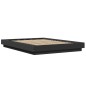 vidaXL Bettgestell Schwarz 120x200 cm Holzwerkstoff vidaXL Bettgestell Schwarz 120x200 cm Holzwerkstoff