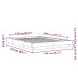 vidaXL Bettgestell Schwarz 120x200 cm Holzwerkstoff vidaXL Bettgestell Schwarz 120x200 cm Holzwerkstoff