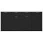 Sideboard Schwarz 160x36x75 cm Holzwerkstoff Sideboard Schwarz 160x36x75 cm Holzwerkstoff