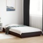 vidaXL Bettgestell mit LED Schwarz 90x200 cm Holzwerkstoff vidaXL Bettgestell mit LED Schwarz 90x200 cm Holzwerkstoff