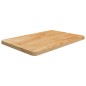 vidaXL Waschtischplatte Hellbraun 60x40x2,5 cm Massivholz Behandelt vidaXL Waschtischplatte Hellbraun 60x40x2,5 cm Massivholz Behandelt