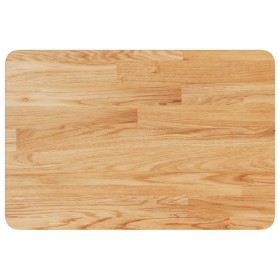 vidaXL Waschtischplatte Hellbraun 60x40x2,5 cm Massivholz Behandelt
