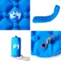 vidaXL Aufblasbare Isomatte Blau 190x58x6 cm vidaXL Aufblasbare Isomatte Blau 190x58x6 cm