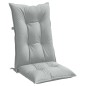 vidaXL Hochlehner-Auflagen 6 Stk. Melange Hellgrau 120x50x7 cm Stoff vidaXL Hochlehner-Auflagen 6 Stk. Melange Hellgrau 120x50x7 cm Stoff