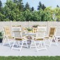 vidaXL Hochlehner-Auflagen 6 Stk. Melange Beige 120x50x7 cm Stoff vidaXL Hochlehner-Auflagen 6 Stk. Melange Beige 120x50x7 cm Stoff