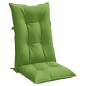 vidaXL Hochlehner-Auflagen 4 Stk. Melange Grün 120x50x7 cm Stoff vidaXL Hochlehner-Auflagen 4 Stk. Melange Grün 120x50x7 cm Stoff