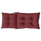 vidaXL Hochlehner-Auflagen 4 Stk. Melange Weinrot 120x50x7 cm Stoff vidaXL Hochlehner-Auflagen 4 Stk. Melange Weinrot 120x50x7 cm Stoff
