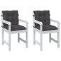 vidaXL Niedriglehner-Auflagen 2 Stk Melange Anthrazit 100x50x7cm Stoff vidaXL Niedriglehner-Auflagen 2 Stk Melange Anthrazit 100x50x7cm Stoff