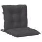 vidaXL Niedriglehner-Auflagen 2 Stk Melange Anthrazit 100x50x7cm Stoff vidaXL Niedriglehner-Auflagen 2 Stk Melange Anthrazit 100x50x7cm Stoff