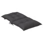 vidaXL Niedriglehner-Auflagen 2 Stk Melange Anthrazit 100x50x7cm Stoff vidaXL Niedriglehner-Auflagen 2 Stk Melange Anthrazit 100x50x7cm Stoff