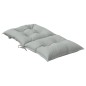 vidaXL Niedriglehner-Auflagen 6 Stk. Melange Hellgrau 100x50x7cm Stoff vidaXL Niedriglehner-Auflagen 6 Stk. Melange Hellgrau 100x50x7cm Stoff