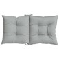 vidaXL Niedriglehner-Auflagen 6 Stk. Melange Hellgrau 100x50x7cm Stoff vidaXL Niedriglehner-Auflagen 6 Stk. Melange Hellgrau 100x50x7cm Stoff