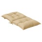 vidaXL Niedriglehner-Auflagen 2 Stk. Melange Beige 100x50x7 cm Stoff vidaXL Niedriglehner-Auflagen 2 Stk. Melange Beige 100x50x7 cm Stoff
