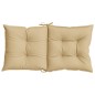 vidaXL Niedriglehner-Auflagen 2 Stk. Melange Beige 100x50x7 cm Stoff vidaXL Niedriglehner-Auflagen 2 Stk. Melange Beige 100x50x7 cm Stoff