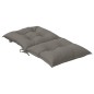 vidaXL Niedriglehner-Auflagen 4 Stk. Dunkelgrau 100x50x7 cm Stoff vidaXL Niedriglehner-Auflagen 4 Stk. Dunkelgrau 100x50x7 cm Stoff