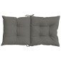 vidaXL Niedriglehner-Auflagen 4 Stk. Dunkelgrau 100x50x7 cm Stoff vidaXL Niedriglehner-Auflagen 4 Stk. Dunkelgrau 100x50x7 cm Stoff