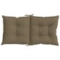 vidaXL Niedriglehner-Auflagen 6 Stk. Melange Taupe 100x50x7 cm Stoff vidaXL Niedriglehner-Auflagen 6 Stk. Melange Taupe 100x50x7 cm Stoff