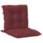 vidaXL Niedriglehner-Auflagen 4 Stk. Melange Weinrot 100x50x7 cm Stoff vidaXL Niedriglehner-Auflagen 4 Stk. Melange Weinrot 100x50x7 cm Stoff