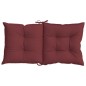 vidaXL Niedriglehner-Auflagen 4 Stk. Melange Weinrot 100x50x7 cm Stoff vidaXL Niedriglehner-Auflagen 4 Stk. Melange Weinrot 100x50x7 cm Stoff