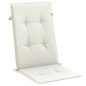 vidaXL Hochlehner-Auflagen 2 Stk. Melange Creme 120x50x4 cm Stoff vidaXL Hochlehner-Auflagen 2 Stk. Melange Creme 120x50x4 cm Stoff