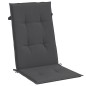 vidaXL Hochlehner-Auflagen 6 Stk. Melange Anthrazit 120x50x4 cm Stoff vidaXL Hochlehner-Auflagen 6 Stk. Melange Anthrazit 120x50x4 cm Stoff
