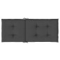 vidaXL Hochlehner-Auflagen 6 Stk. Melange Anthrazit 120x50x4 cm Stoff vidaXL Hochlehner-Auflagen 6 Stk. Melange Anthrazit 120x50x4 cm Stoff