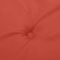 vidaXL Hochlehner-Auflagen 6 Stk. Melange Rot 120x50x4 cm Stoff vidaXL Hochlehner-Auflagen 6 Stk. Melange Rot 120x50x4 cm Stoff