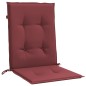 vidaXL Niedriglehner-Auflagen 2 Stk. Melange Weinrot 100x50x4 cm Stoff vidaXL Niedriglehner-Auflagen 2 Stk. Melange Weinrot 100x50x4 cm Stoff
