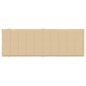 vidaXL Sonnenliegen-Auflage Melange Beige 186x58x3 cm Stoff vidaXL Sonnenliegen-Auflage Melange Beige 186x58x3 cm Stoff
