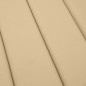 vidaXL Sonnenliegen-Auflage Melange Beige 186x58x3 cm Stoff vidaXL Sonnenliegen-Auflage Melange Beige 186x58x3 cm Stoff