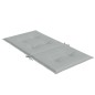 vidaXL Niedriglehner-Auflagen 6 Stk. Melange Hellgrau 100x50x4cm Stoff vidaXL Niedriglehner-Auflagen 6 Stk. Melange Hellgrau 100x50x4cm Stoff