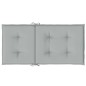 vidaXL Niedriglehner-Auflagen 6 Stk. Melange Hellgrau 100x50x4cm Stoff vidaXL Niedriglehner-Auflagen 6 Stk. Melange Hellgrau 100x50x4cm Stoff