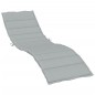 vidaXL Sonnenliegen-Auflage Melange Hellgrau 200x60x4 cm Stoff vidaXL Sonnenliegen-Auflage Melange Hellgrau 200x60x4 cm Stoff